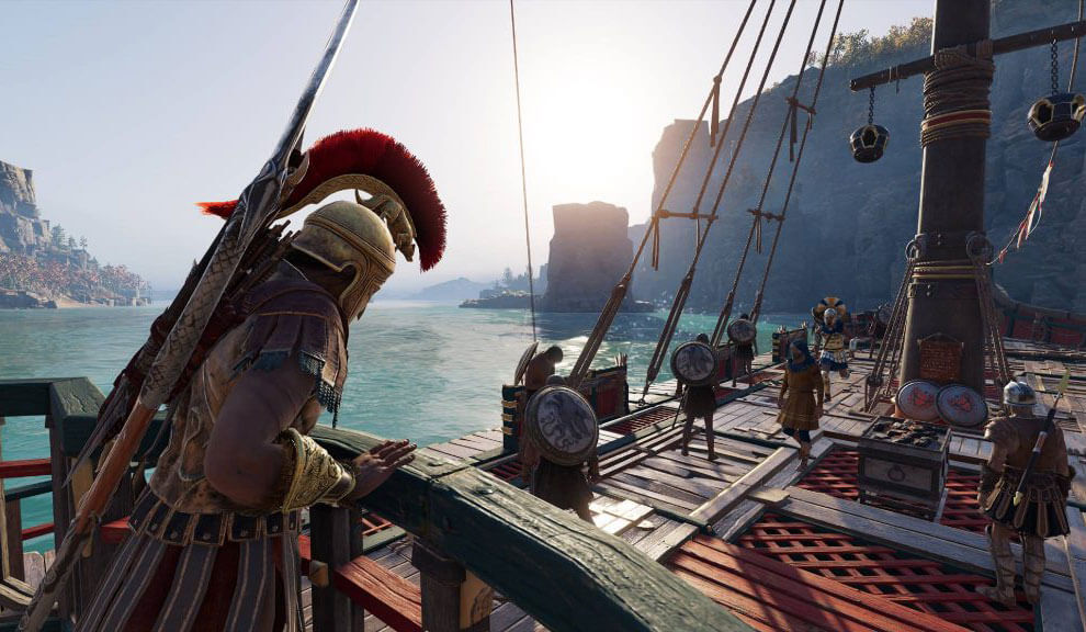 Assassin's Creed Odyssey корабль